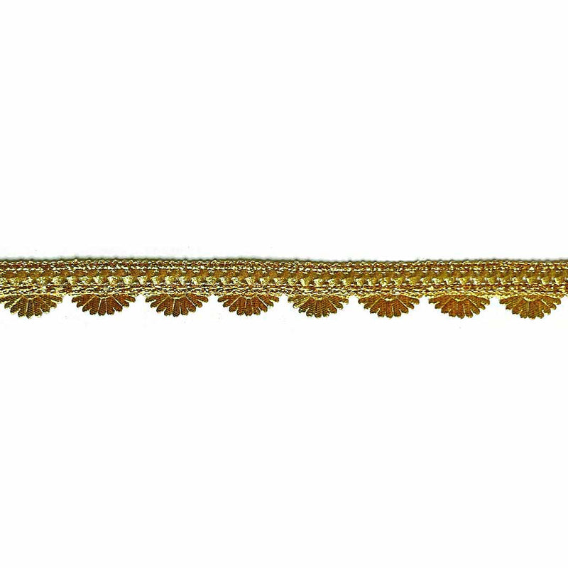 Golden Lace | Beautiful Semi Circle Design | 9 meter | Art Craft | Craft Store | Craft | Art Making | Project Making | Online Art Craft | Indian Art Craft | Indian Craft | Handmade | decoration Essentials | Adikala Craft Store