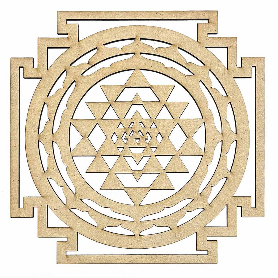 Shri Yantra Design MDF Cutout Base for DIY | Shri Yantra | MDF cutouts | Product | Art Craft  | Craft Shop | Cutout base | Adikala Craft Store Adikala