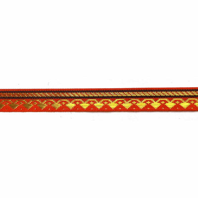 Orange & Golden Zari Color Weaving Border | Orange | Golden Za ri Color Weaving Border | Art Craft | Craft Store | Craft | Art Making | Project Making | Online Art Craft | Indian Art Craft | Indian Craft | Handmade | decoration Essentials | Adikala Craft Store