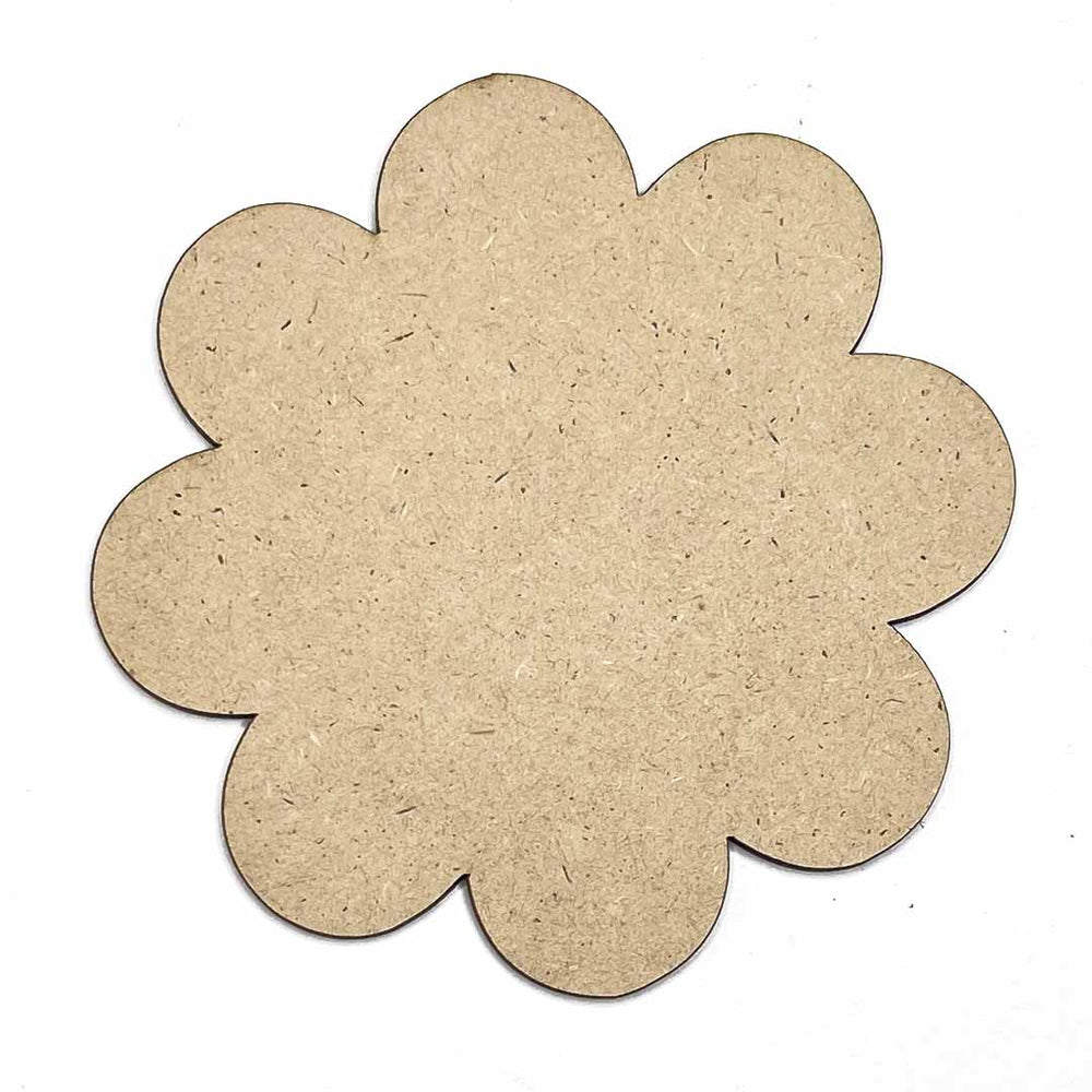 Flower Mdf Base Set of 6 | Flower Mdf Base | Floral | Set of 6 | Flower | Mdf | Art Craft Craft Stoire Online | Decoration | Adikala