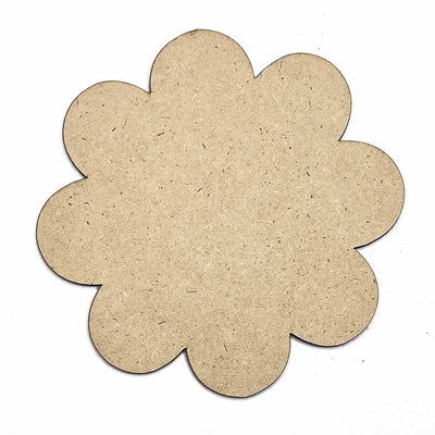 Flower Mdf Base Set of 6 | Flower Mdf Base | Floral | Set of 6 | Flower | Mdf | Art Craft Craft Stoire Online | Decoration | Adikala