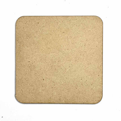 Square Base with Round Edges Mdf Base Set of 6 | Square Base | Round Edges Mdf Base | Set of 6 | Round Edges Mdf Base Set of 6