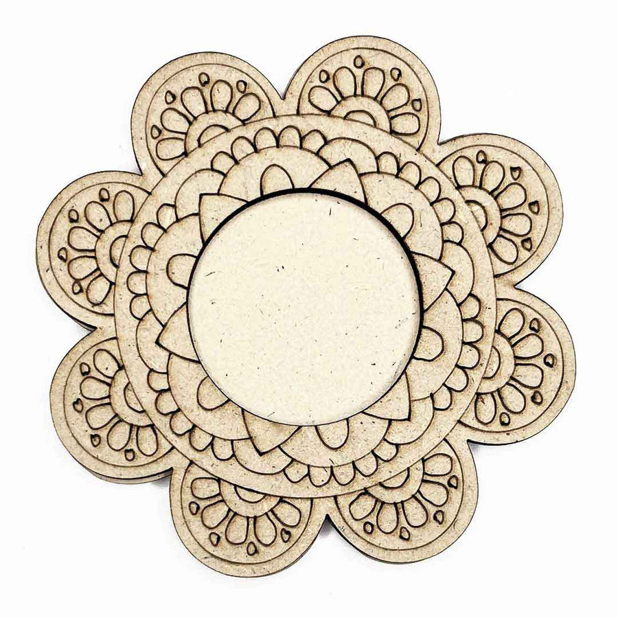 Engraved Floral Cutting Tea Light Holder Set of 6 | Engraved Floral design | Tea Lights | Holder | set of 6 | Engraved Floral Cutting Tea | Light Holders | set of 6 | Adikala
