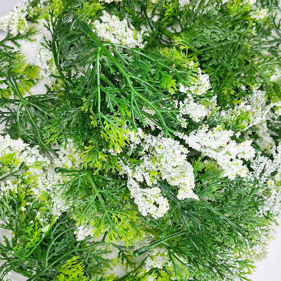 Green Fern Leaves With White Edges Set Of 12 | Green Fern Leaves | White Edges Set of 12 | Green Fern Leaves | White Edges | Art Craft | Adikala Craft Store | Craft Store Online | Adikala | Leaves Fern | Decoration | Home Decoration | Indian Homes | Festivals