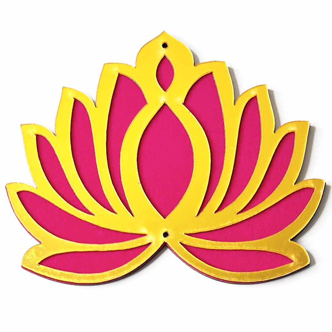 Rani Pink Velvet & Golden Lotus | Wedding Decoration | Traditional Art | Dress Making | DIY | Jewellery Making Material