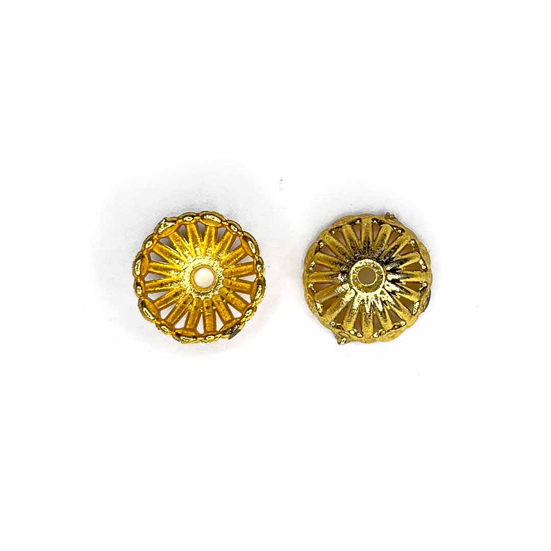 Flower Shape Acrylic Beads Or Tassels Making Cap Set Of 50