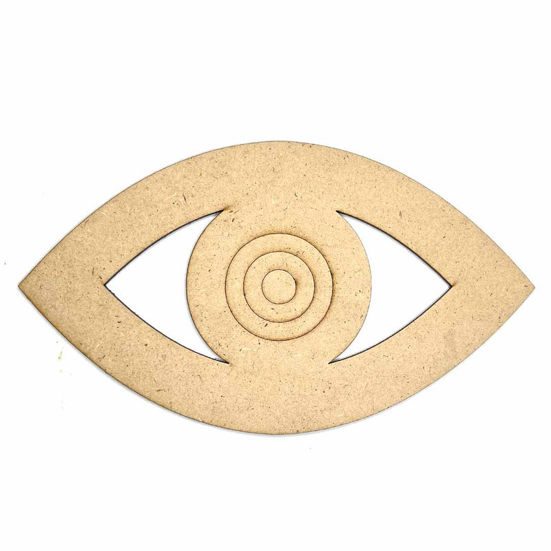 Evil Eye Engraved Cutout Design