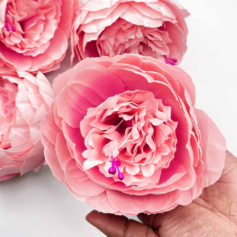 Pink Peony Buds Pack of 4 (4" Inches)