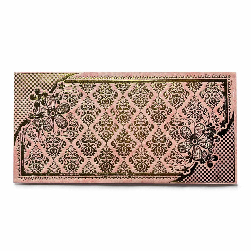 Light Pink & Golden Color Shagun Envelope Pack Of 10