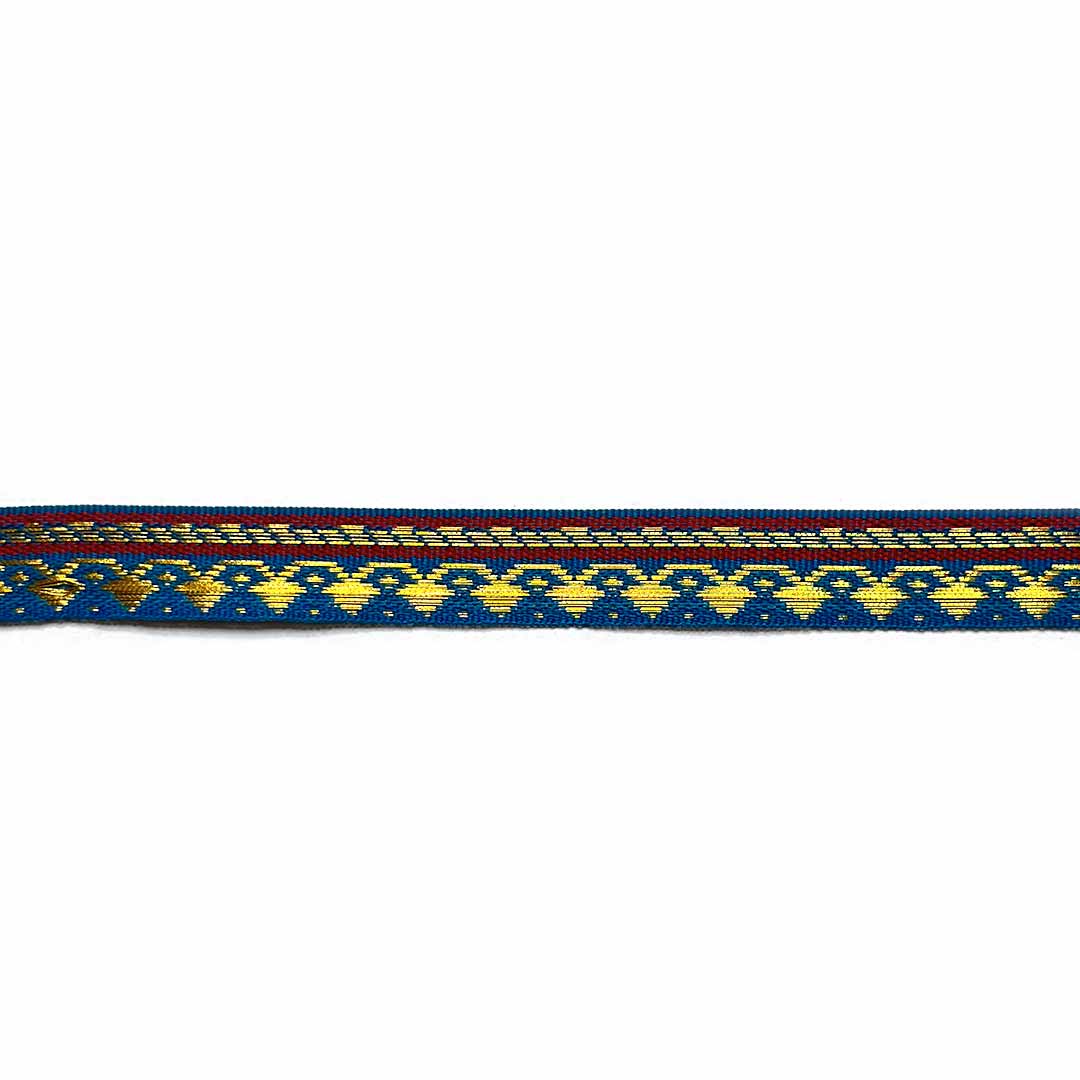 Firozi & Golden Zari Color Weaving Border | Firozi | Golden Za ri Color Weaving Border | Art Craft | Craft Store | Craft | Art Making | Project Making | Online Art Craft | Indian Art Craft | Indian Craft | Handmade | decoration Essentials | Adikala Craft Store
