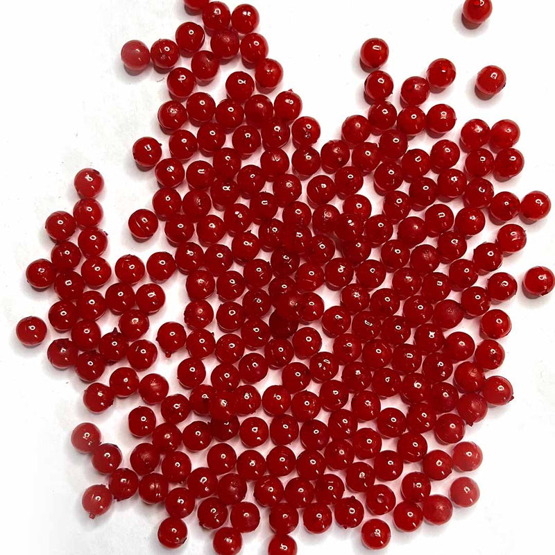 Red Color Jewelry Making Beads (Pack Of 50 gms)