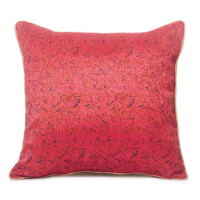 Peach Pink Silk Cushion Cover | Cushion Cover | Silk Cushion Cover | peach cushion cover | Pink Cushion Cover | Cover | Cushions | Home Decoration | Bedroom | Art | craft | Craft store online | Adikala Craft Store