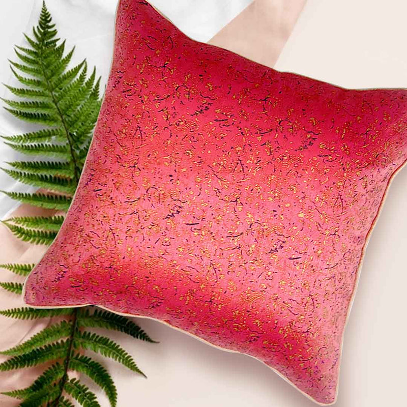 Peach Pink Silk Cushion Cover |  Cushion Cover |   Silk Cushion Cover |  peach cushion cover | Pink Cushion Cover | Cover | Cushions | Home Decoration | Bedroom | Art | craft | Craft store online | Adikala Craft Store 