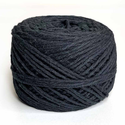 Black Color 8 PLY Cotton Crochet Thread Balls |   Crochet Thread Balls for Weaving and Craft Making | cotton bolls