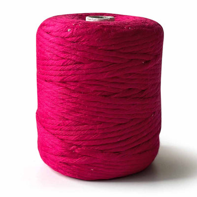 Pink - 4 mm Single Strand Macramé Cord | Twisted macrame Cord | Macrame cord | Adikala Craft Store |  Art Craft | collection | Projects | DIY | Craft | Craft Making