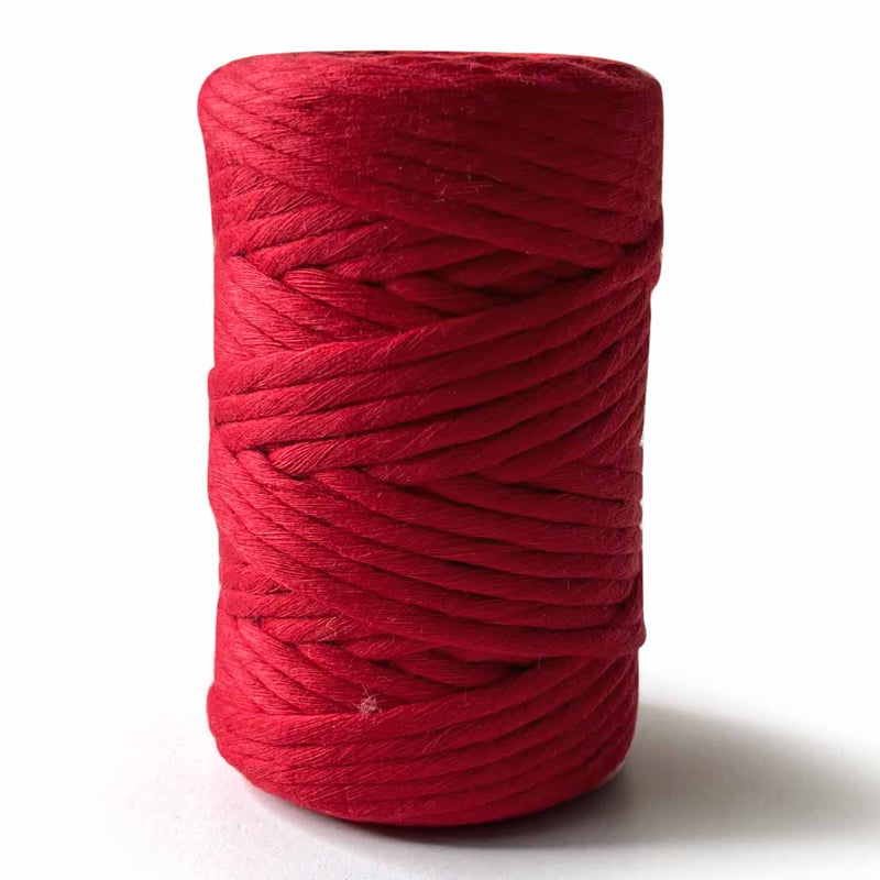 Red - 4 mm Single Strand Macramé Cord | Twisted macrame Cord | Macrame cord | Adikala Craft Store |  Art Craft | collection | Projects | DIY | Craft | Craft Making 