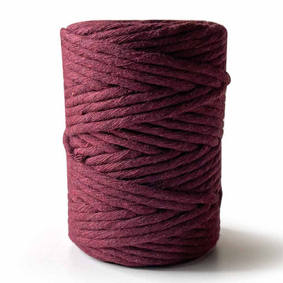 Maroon - 4 mm Single Strand Macramé Cord | Twisted macrame Cord | Macrame cord | Adikala Craft Store |  Art Craft | collection | Projects | DIY | Craft | Craft Making
