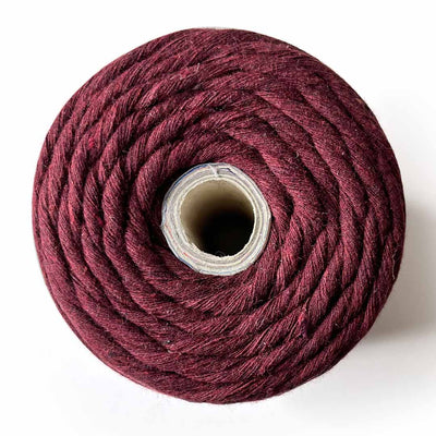 Maroon - 4 mm Single Strand Macramé Cord | Twisted macrame Cord | Macrame cord | Adikala Craft Store | Art Craft | collection | Projects | DIY | Craft | Craft Making