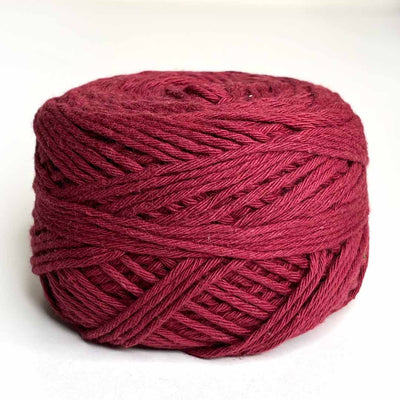 Maroon Color 8 PLY Cotton Crochet Thread Balls for Weaving and Craft Making - 100GMS