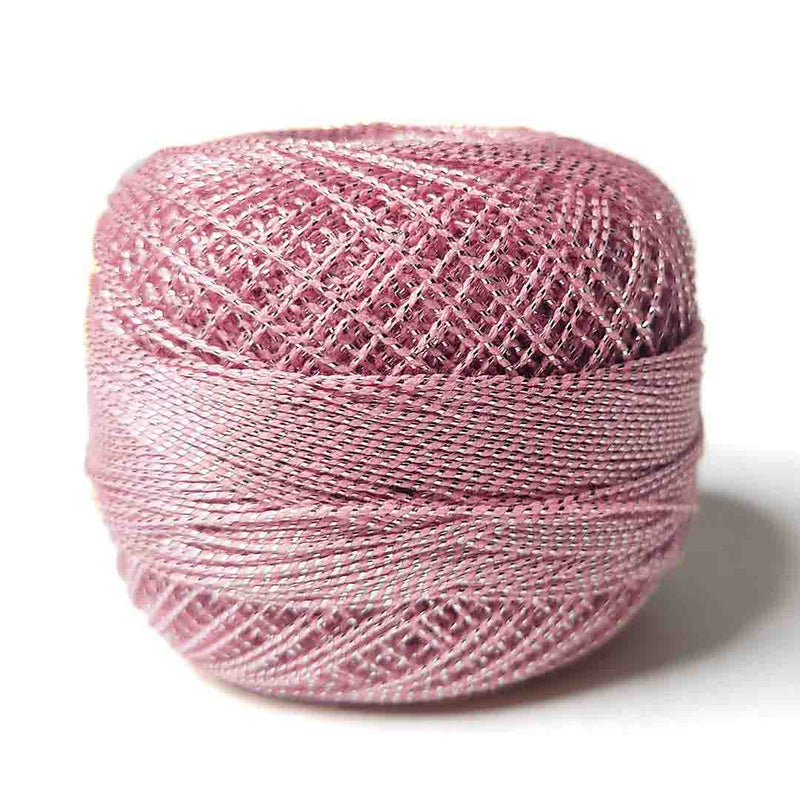 Metallic Baby Pink Cotton Crochet Thread Balls for Knitting, Weaving, Embroidery and Craft Making |  Crochet Cotton | Thread Balls | Cotton Balls | Knitting | Weaving | Embroidery |  Craft Making | Adikala Craft Store |  Art Craft | Craft | Decoration | Home Deacor