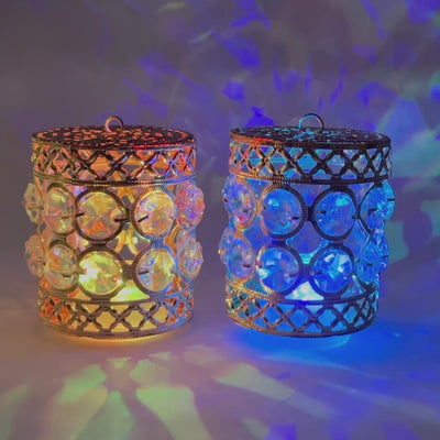 Dom Cylindrical Cristal Light Lamp Set Of 4
