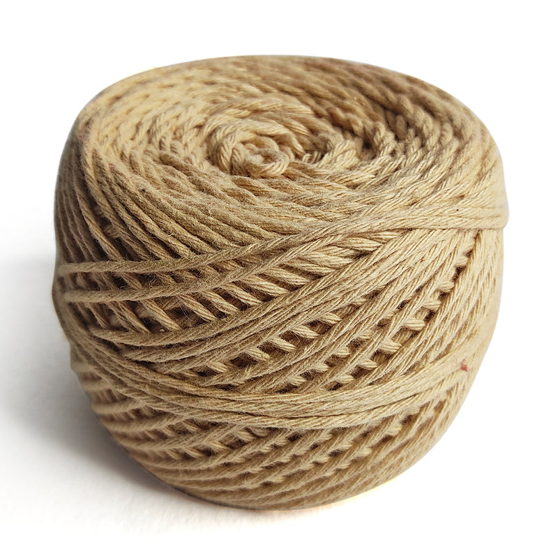 Beige Color 8 PLY Cotton | Crochet Threa  | home dacore                 d Balls for Weaving and Craft Making | bolls
