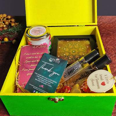 Handpainted Peacock Gift Box With Artisanal Goods | Traditional Design | Maroon Color Gifts | Mutiple Purpose | Adikala | Adikala Craft Store |  Craft | Art Craft | Gift | Gift Collection | Artisanal