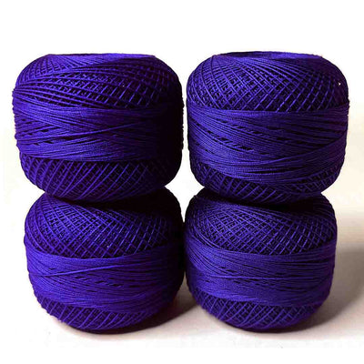 Dark Blue 3 PLY Premium Knitting Crochet Cotton Dori for Knitting, Weaving, Embroidery and Craft Making