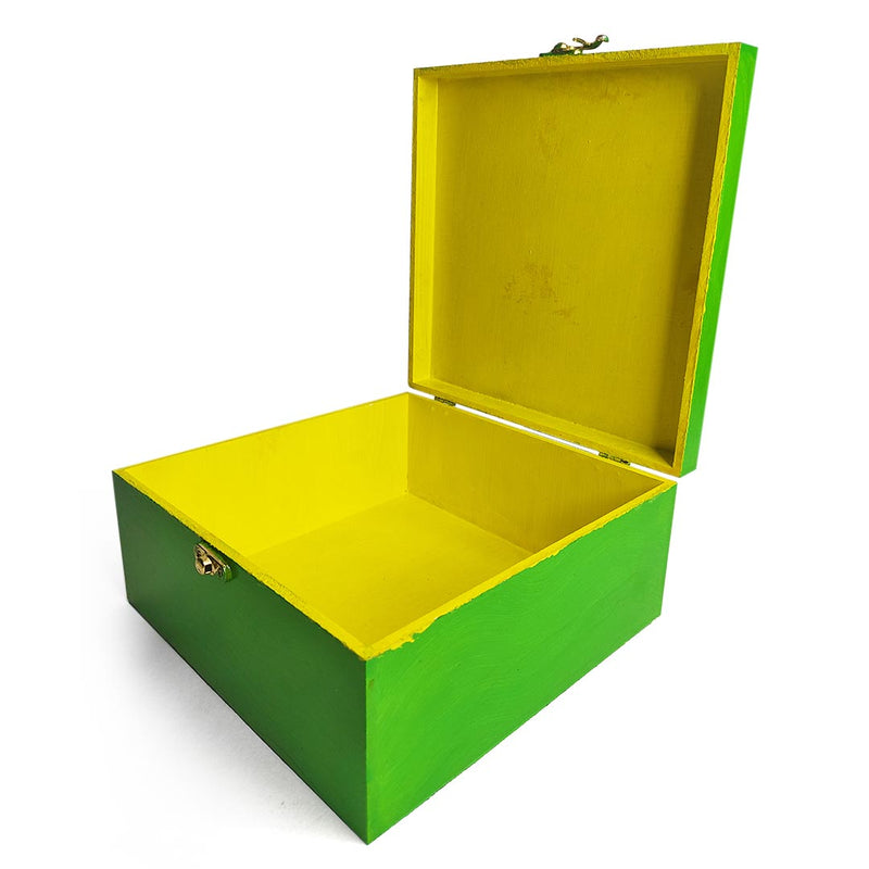 Green Textured With Embossed Polka Dot Design Multipurpose Box ...