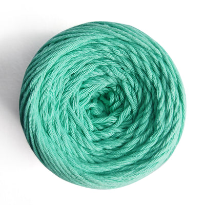 Sea Green Color 8 PLY Cotton Crochet Thread Balls for Weaving and Craft Making - 100GMS