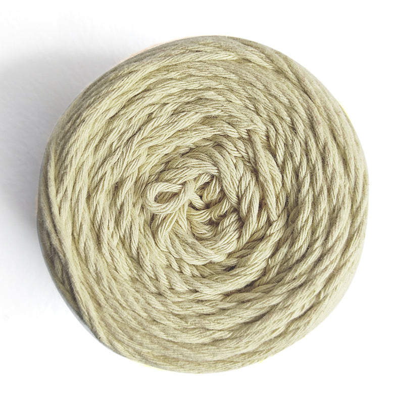 Cream Color 8 PLY Cotton Crochet Thread Balls for Weaving and Craft Making - 100GMS