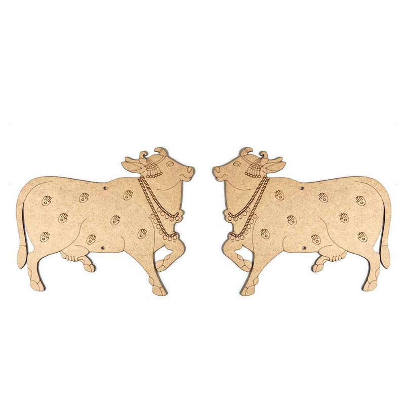Pichwai Cow Engraved Set of 6 | pichwai cow | Adiklala Craft Store | Art Craft | Art | Design | Engraved | Collection | Project | Decoration |Indian Art | Wall Art | Engraved Design | Cutouts | Art | Adikala Craft Store  