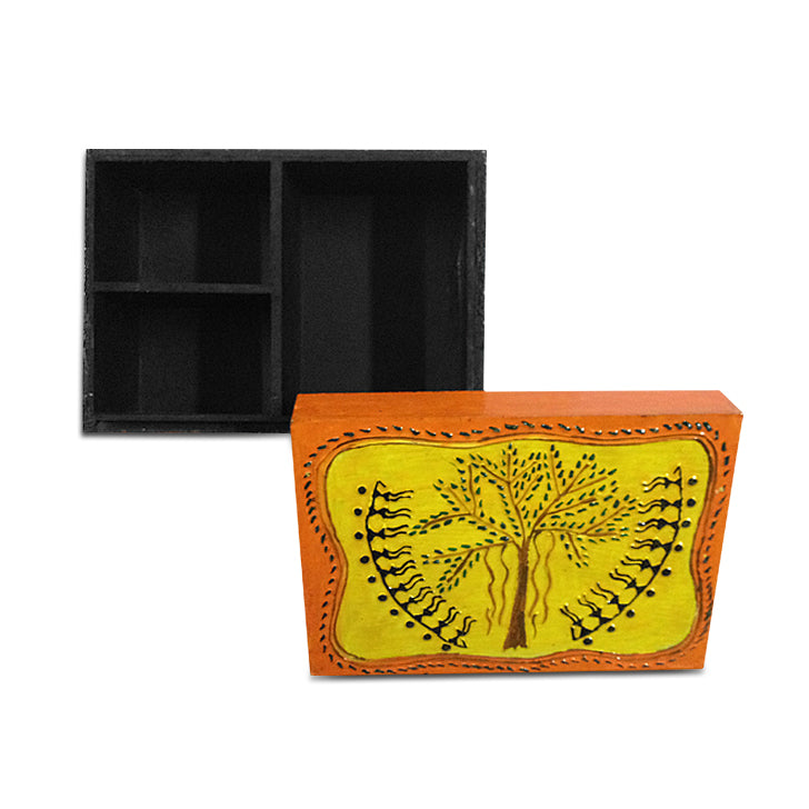 Warli Design Multi Purpose Storage Box